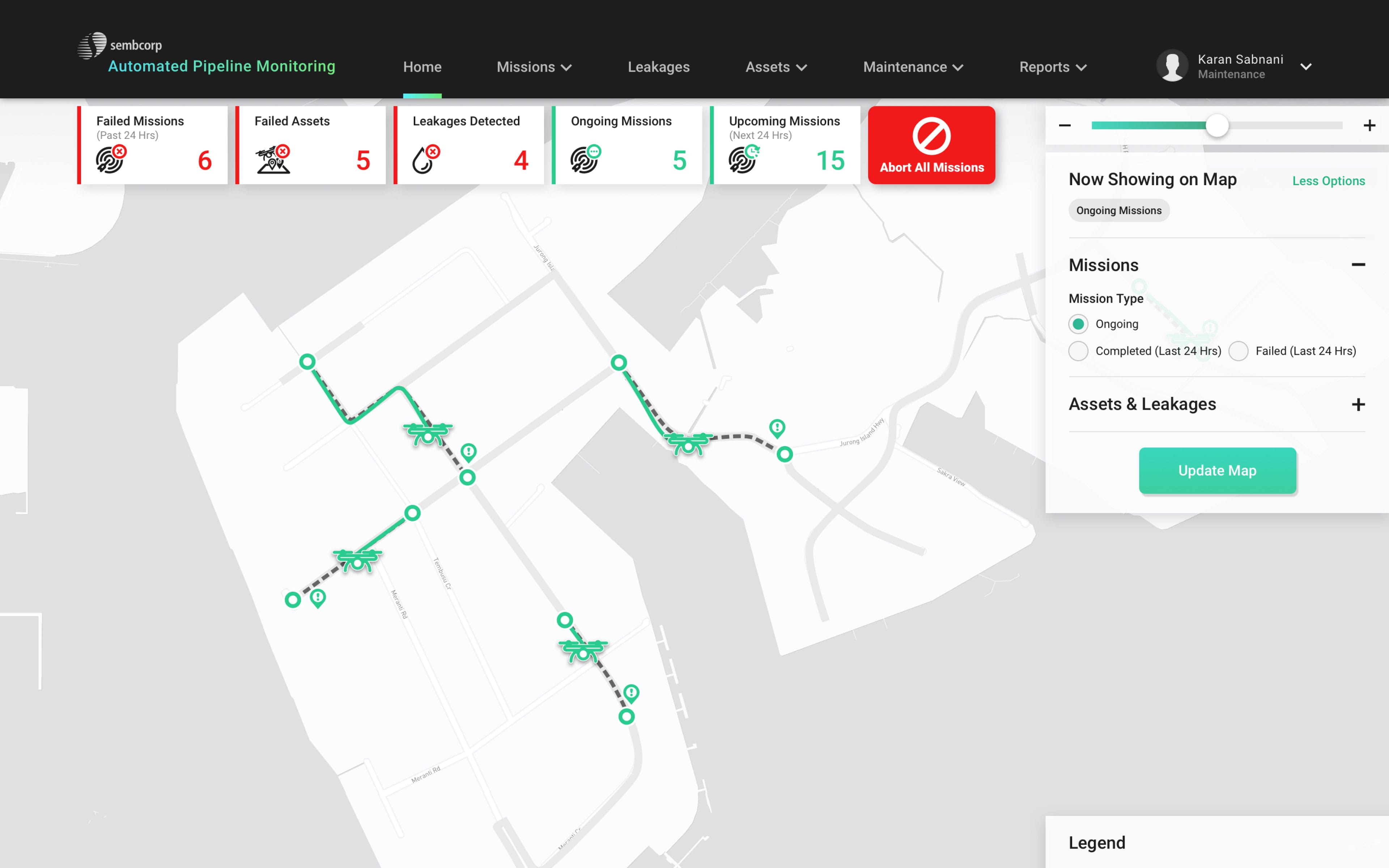 Dashboard visual
