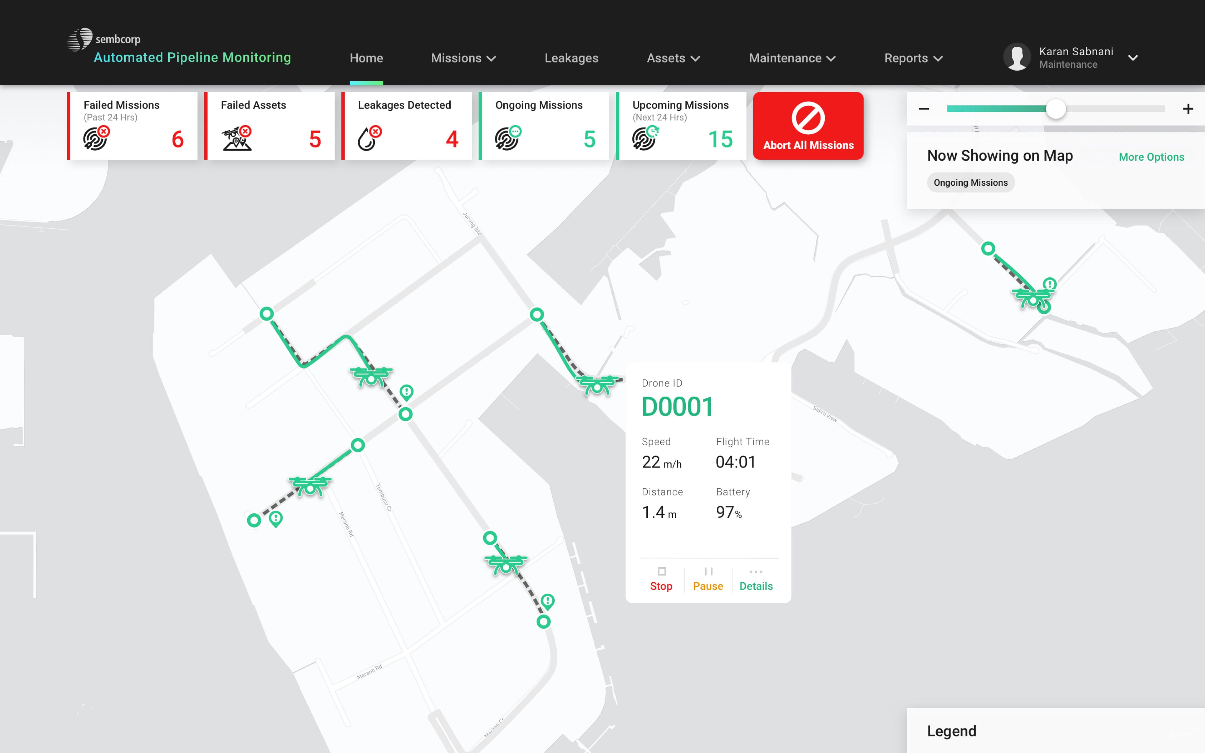 Dashboard visual