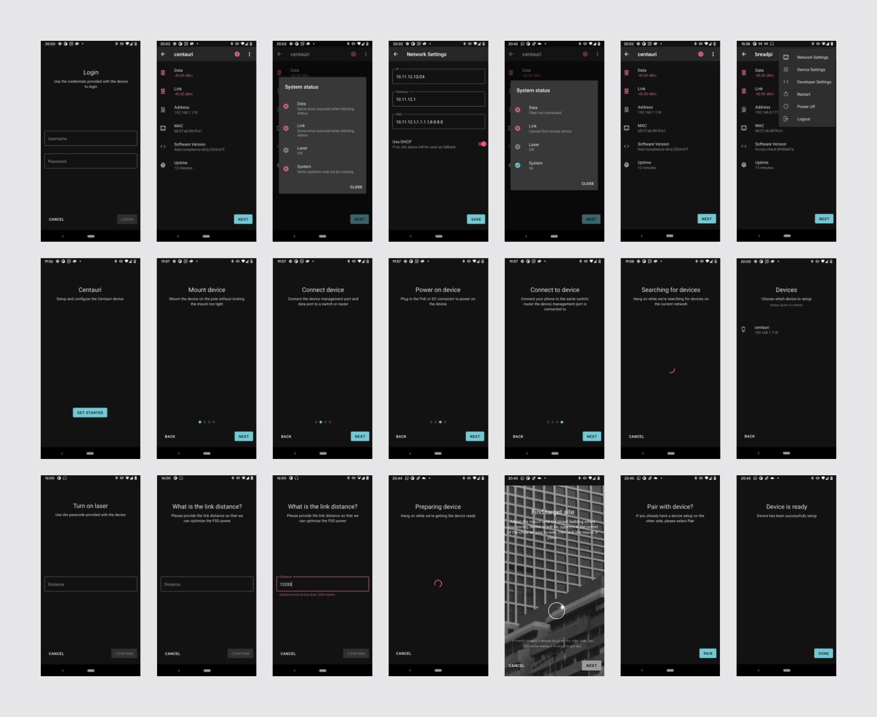 Previous mobile app