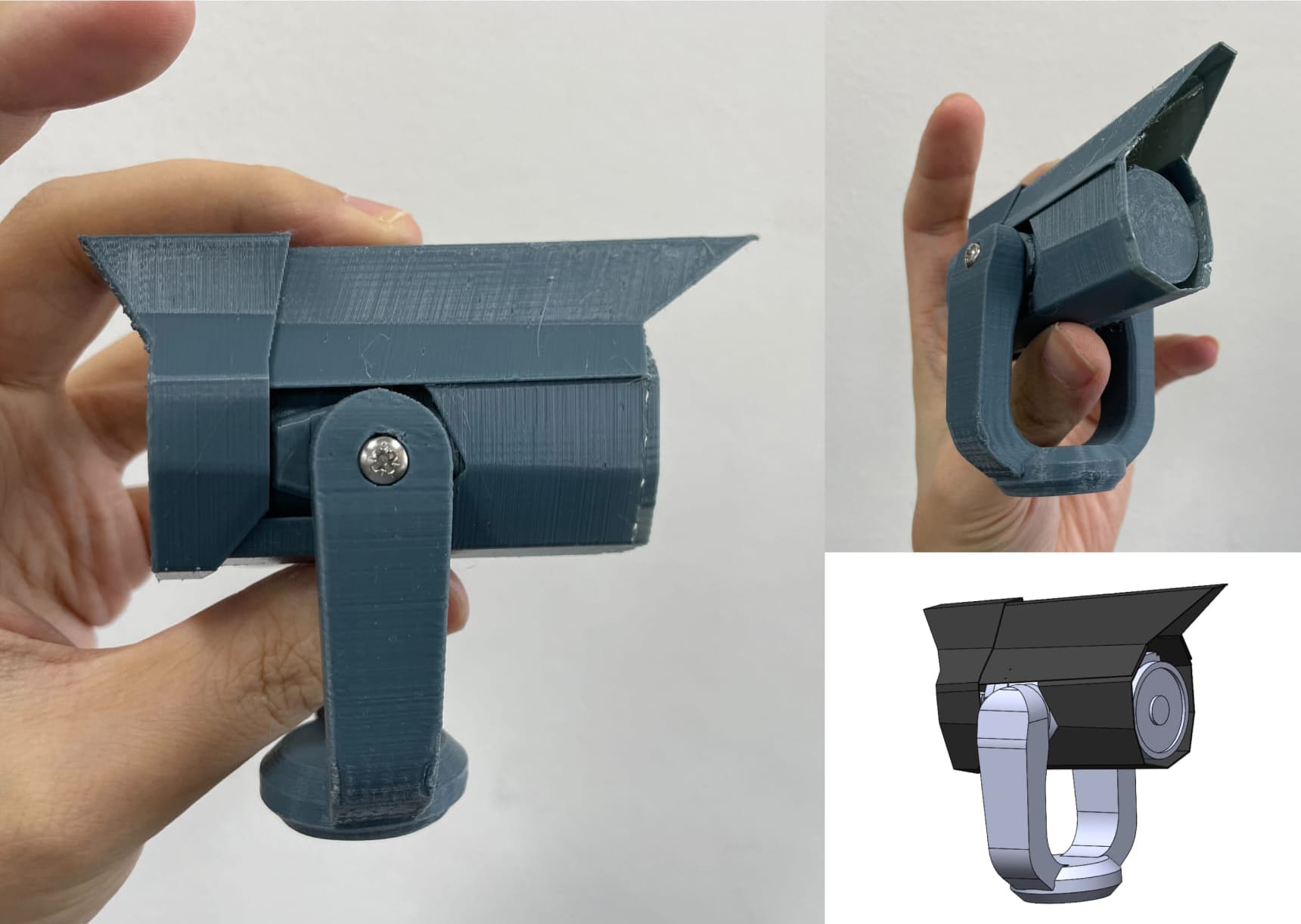 3D printed mini model of telescope